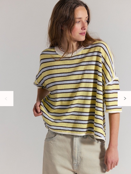 Free People Tops - Free People Clean Rugby Tee